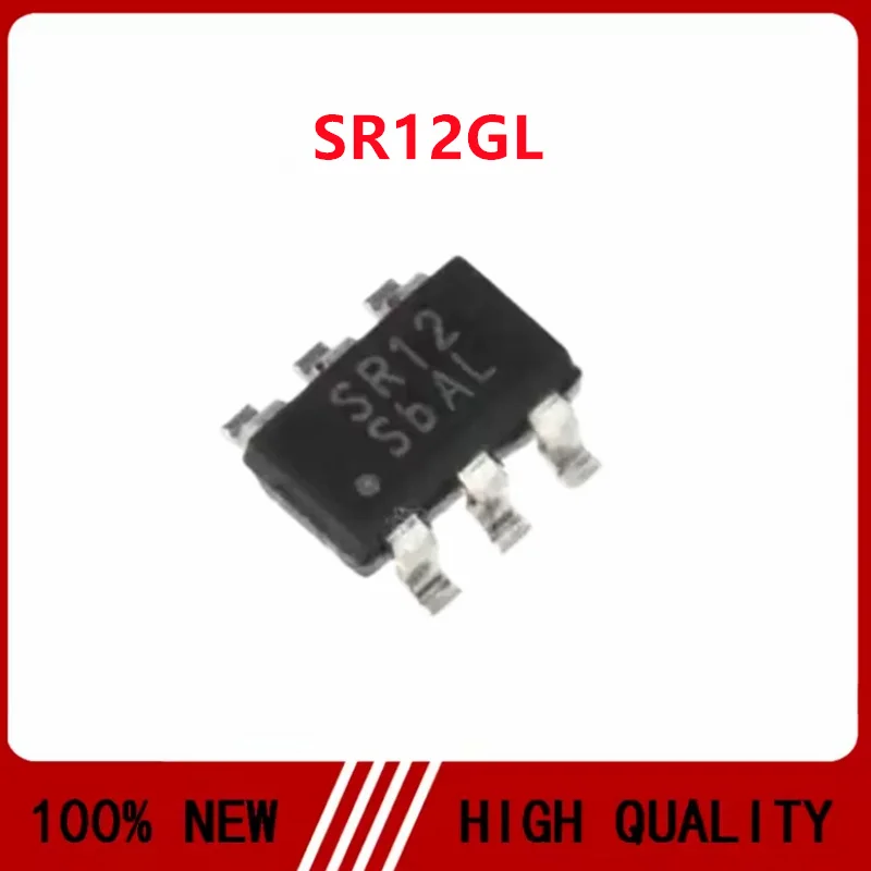 5PCS/LOT SR12GL SR12 SOT-23-6 Integrated circuit IC chip