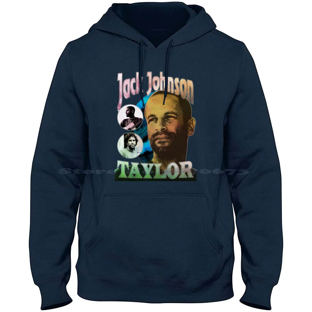 Jack Johnson-Bootleg-Fan Art 100% Cotton Hoodie T Shirt Jack Johnson Taylor Folk Guitar Pop Bootleg Fan Art Music On And On