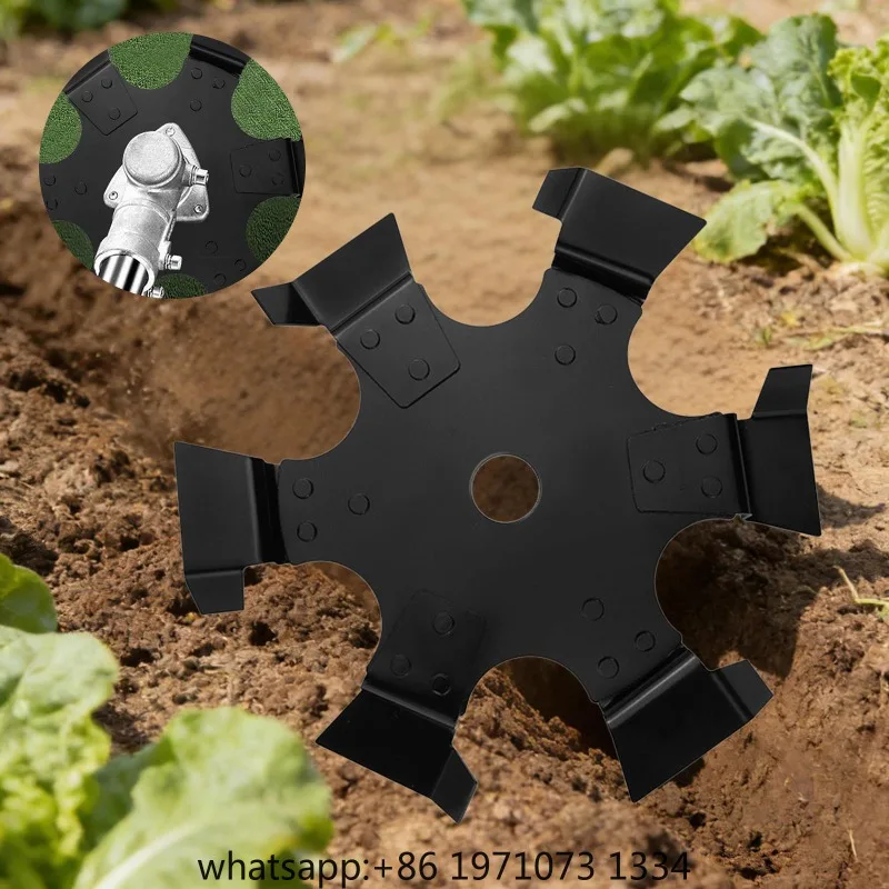 Weeding Wheel Lawn Mower Trimmer Head Lawn Blade Grass Cutting Head Weeding Wheel Weeder Brush Blade Soil Loosening Wheel