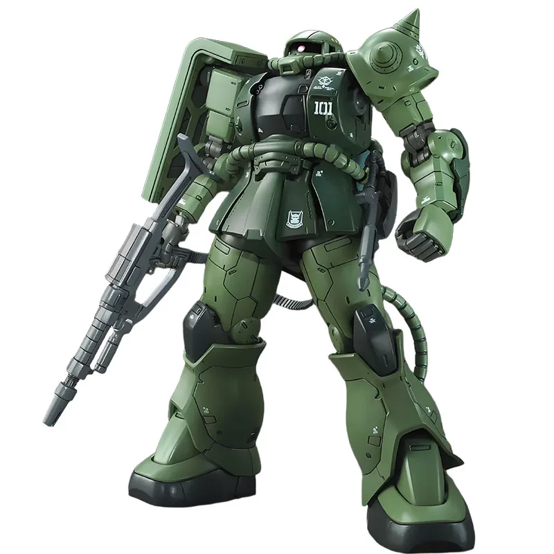Bandai Original MODEL KIT GUNDAM HGGTO MS-06C ZAKU II TYPE C/TYPE
