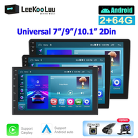 LeeKooLuu 2 Din 7 9 10 Inch Android Car Radio 2G 64G Universal Multimedia Player Carplay Android Auto Autoradio Stereo Bluetooth