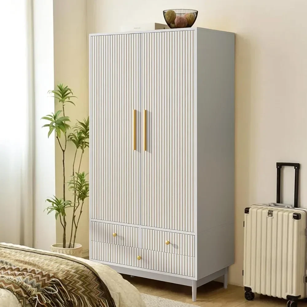 Multifunctional Wardrobe Portable Wardrobe for Clothes Closet for Room Bedroom Clothes Cabinet Assembly Armoire Furniture Home