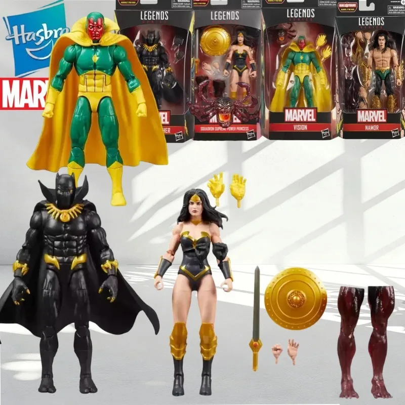 

Genuine Hasbro Marvel Legends Black Panther SQUADRON SUPREME POWER PRINCESS Vision 6" Action Figure Model Ornaments in Stock