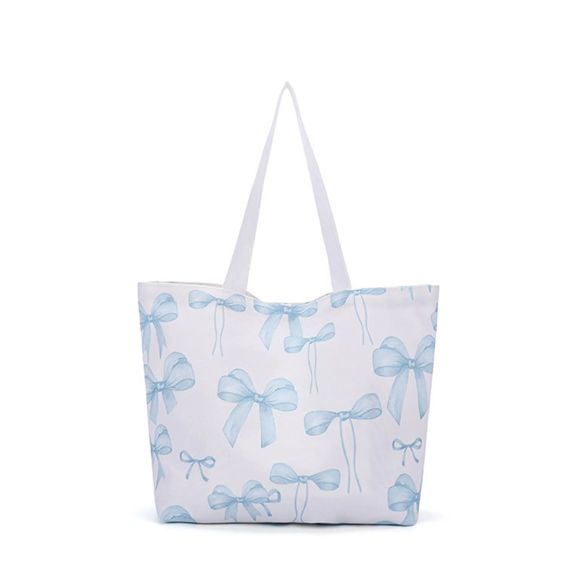 

Stylish Floral Print Tote Bag with Multiple Pockets and Adjustable Shoulder Strap for Travel Work School Shopping