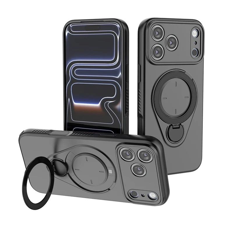 Luxury Magnet 360° Rotating Stand Armor Magnetic Phone Case 
