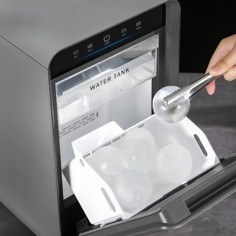 Desktop Ice Ball Maker Bar Ice Clear Sphere Ice Maker for Whisky Cocktail Mix Bartender