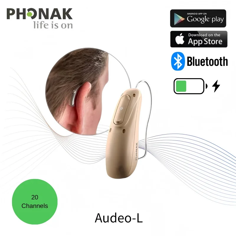 Phonak Audeo L-RL (30/50/70/90) 20 каналов Слуховые аппараты Компьютерное программирование Bluetooth Перезаряжаемая беспроводная связь для потери слуха Phonak Audeo L-RL (30/50/70/90) 20 каналов Слуховые аппараты Компьютерное программирование Bluetooth Перезаряжаемая беспроводная связь для потери слуха