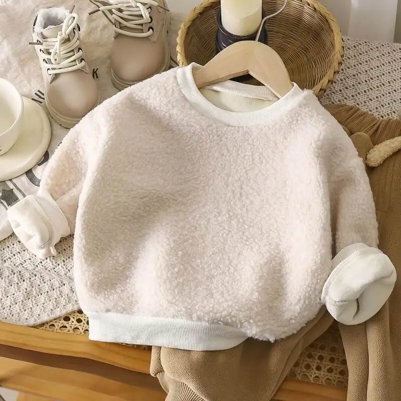 Kawaii Casual Coat Pullover Round Neck Tops Fashion Children's Clothing Jacket Winter Jumpsuit for Girls Girl Maternity Parka