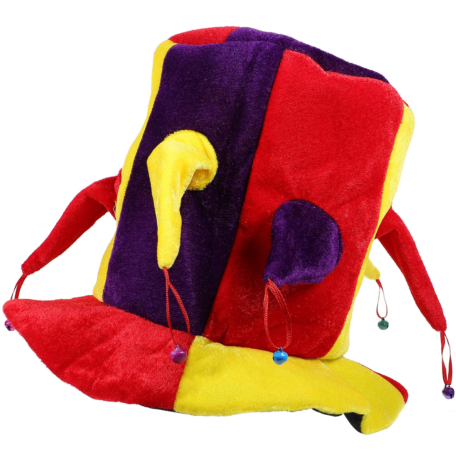 متعددة مسنبل جرس قبعة المهرج للكبار الرجال النساء كرنفال هالوين حفلة تأثيري حلي ملحق ديكور السيرك