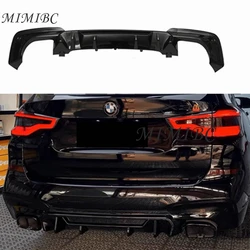 FOR BMW X3 G01 M Sport 2018 - 2020 2022 Gloss Black Rear Bumper Diffuser Rear Bumper Diffuser Lip