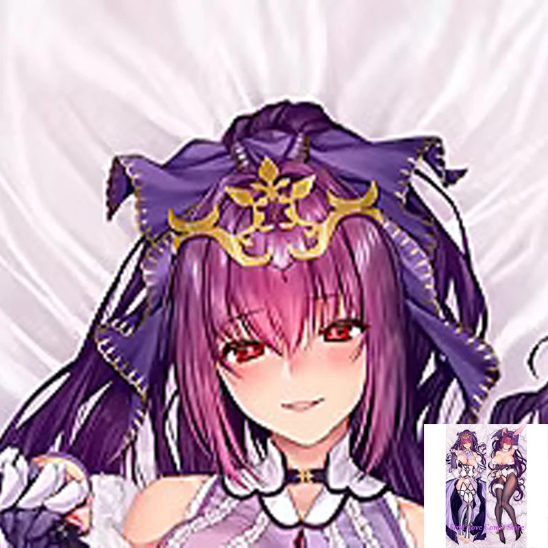 

Dakimakura Anime Skadi Charismatic Giant Breasts Double Sided Print Life-size Body Pillow Cover Decoration