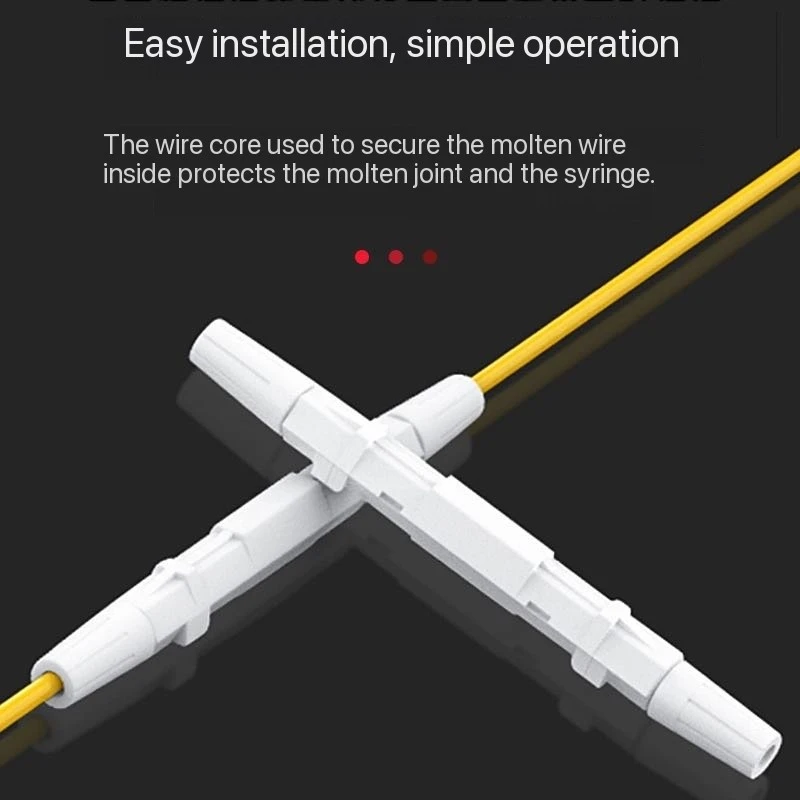 fusion-protection-round-box-for-drop-cable-optic-fiber-fused-protect-fiber-splice-trayoptical-fiber-plastic-protection-box