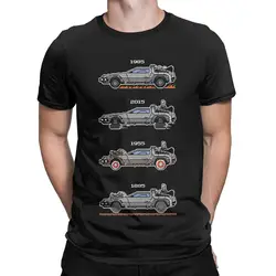 Men's T-Shirt Back To The Future 88 MPH Delorean and Flux Capacitor T-Shirt Novelty Cotton Tee Shirt Short Sleeve Tops Summer