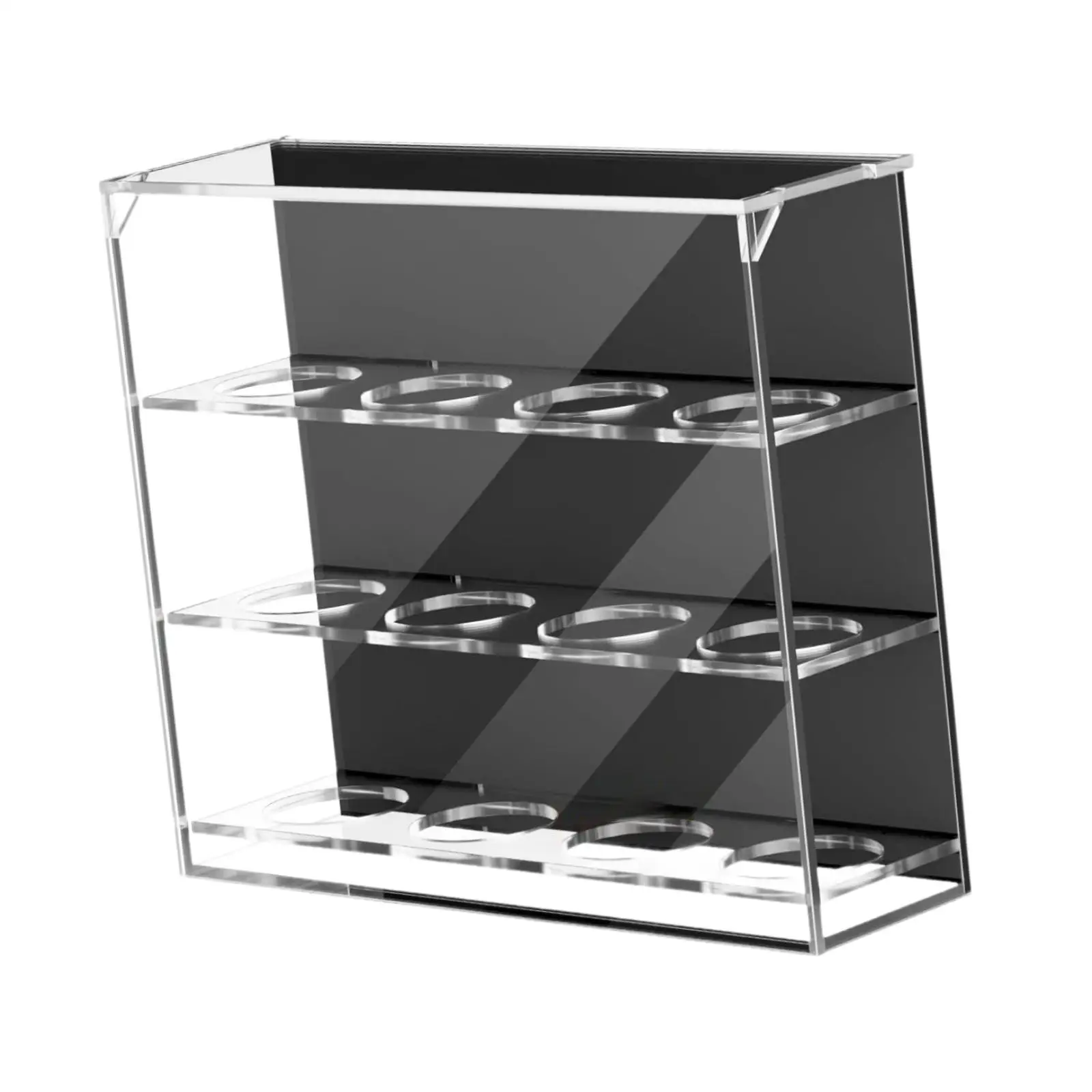 Acrylic Golf Ball Display Case Transparent Pingpong Ball Holder Decoration Minimalist Collectibles Storage Organizer 12 Holes