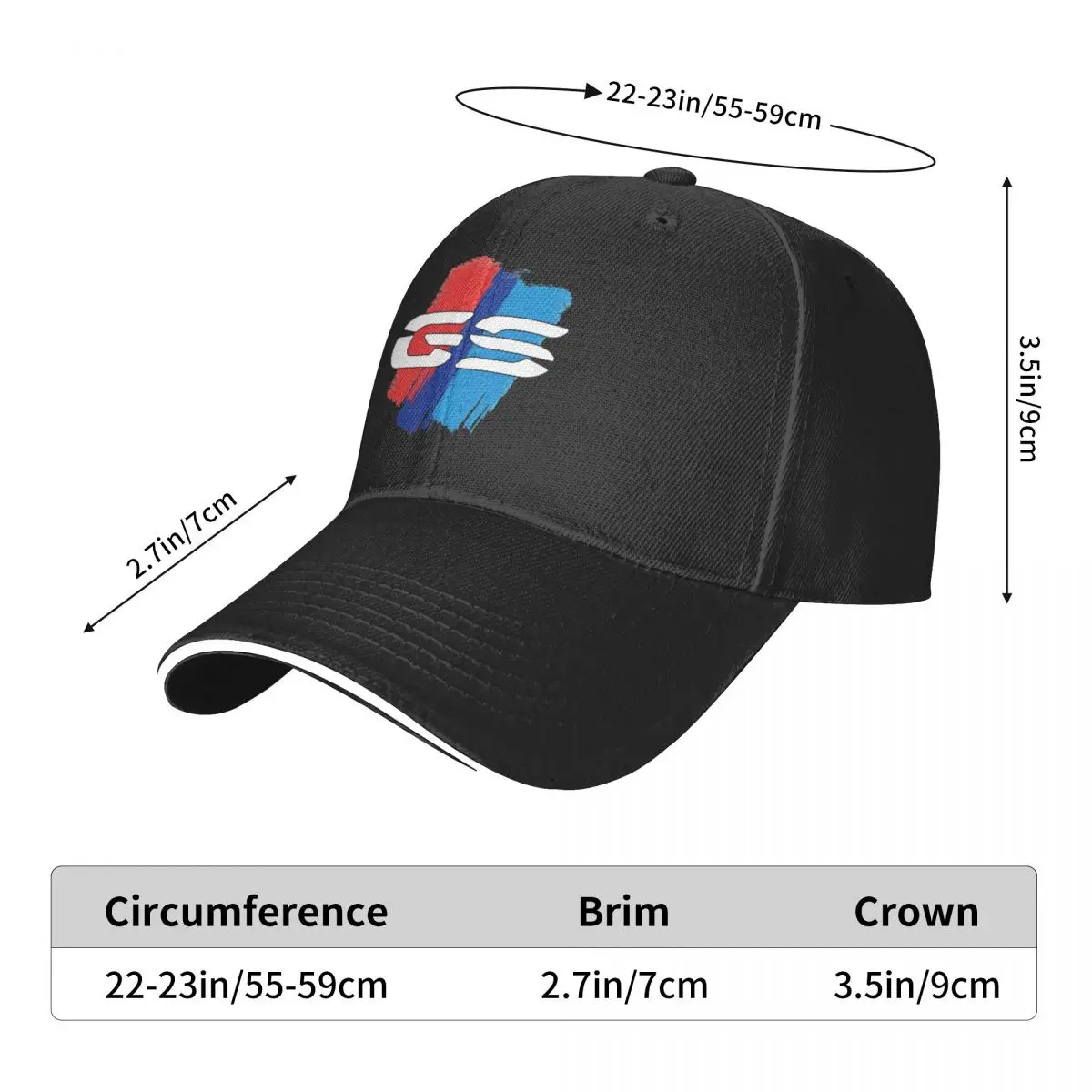 New Arrival Motorcycle GS Motor Racing Baseball Cap For Men Women Dad Hat Headwear For Outdoor Running Golf Adjustable