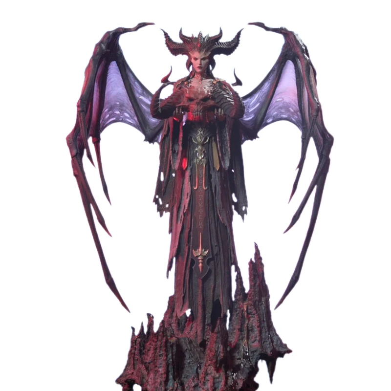 

62Cm Blizzard Official Genuine Game Periphery Action Figure Diablo Iv Carnival Series Lilith Devil Statue Model Ornaments ToyS