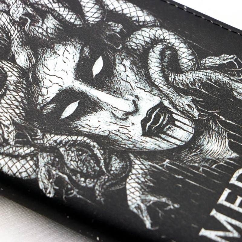 Moda Medusa Zip Carteira - Mulheres Bolsas Longas Bolsas Bolsa de Moedas Porta Cartões Carteira PU Billfold