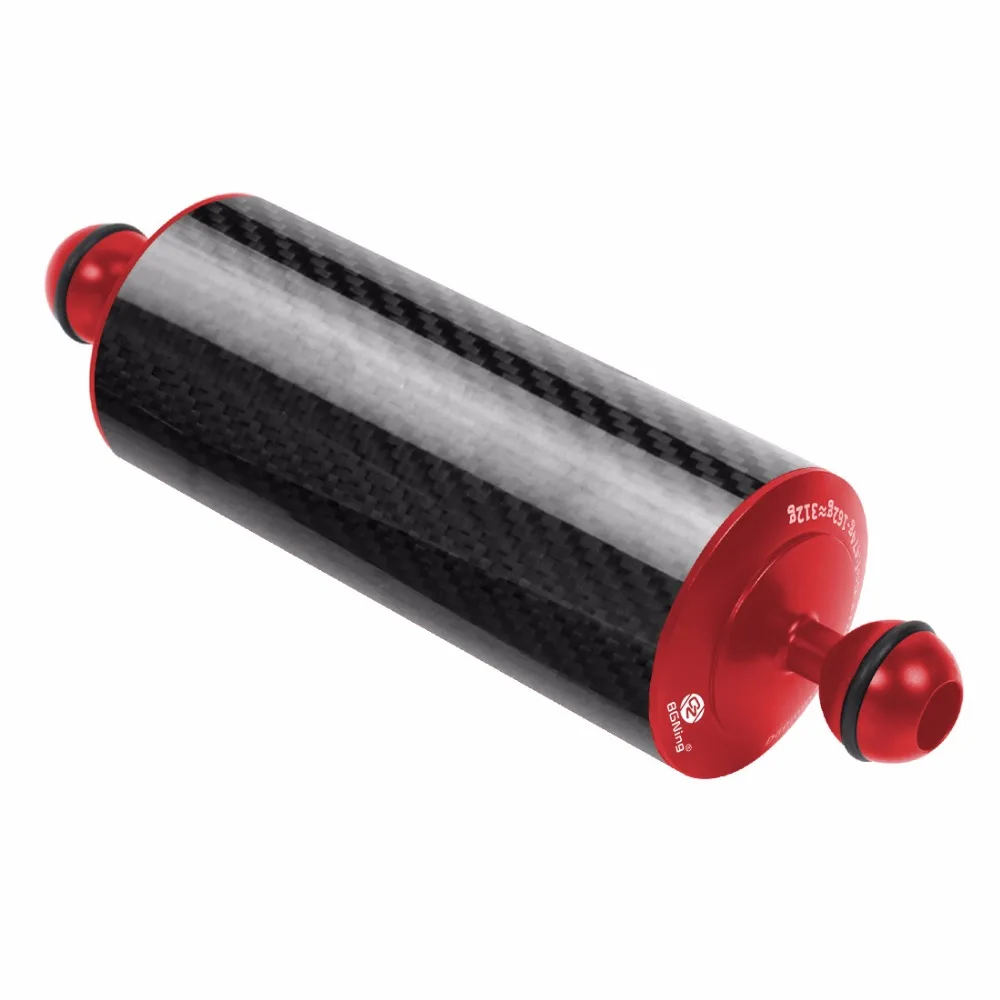 Carbon Fiber Extension Tray Arm Float Auftrieb Aquatic Arm Dual Ball SLR Kamera Tauchen für Gopro yi EKEN für DJI für OSMO Action – Detail 15