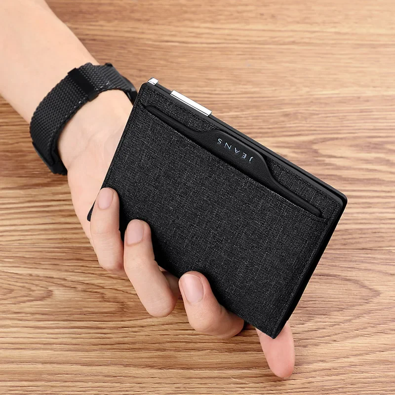 WILLIAMPOLO New Men Wallets Small Money Purses Wallets New Design Dollar Price Top Men Thin Wallet With Coin Bag Zipper Wallet