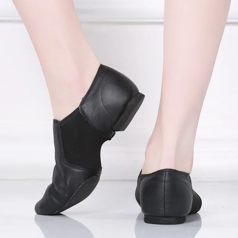 genuine-leather-jazz-dance-shoes-tan-black-antiskid-sole-ballet-shoes-high-quality-adults-dance-sneakers-for-girls-women
