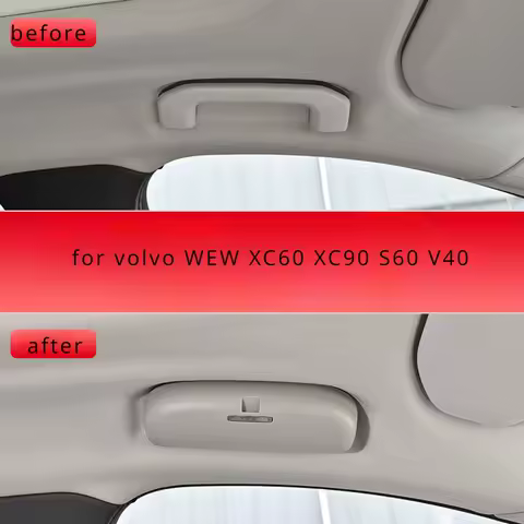 Car Glasses Holder Case Sunglass Holder Sun Glasses Box for Volvo XC60 XC90 S60 V40