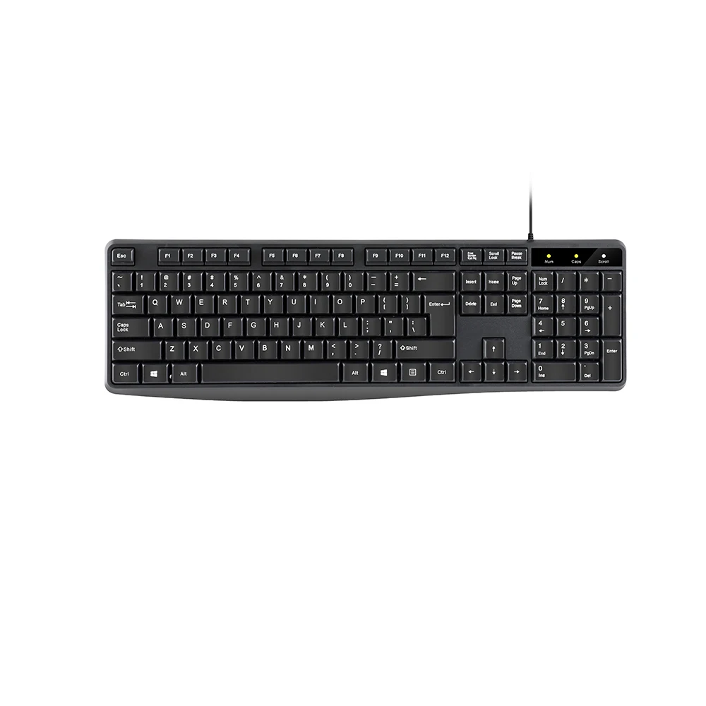 OEM Hot Selling Professional Ergonomics Office Keyboard Usb Wired Keyboard Game Keyboard