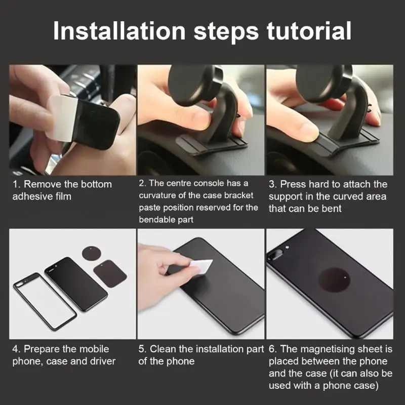 

Y1UB модернизирует приборные панели автомобилей, магнитное крепление для телефона, вращающиеся на 360 градусов держатели для для