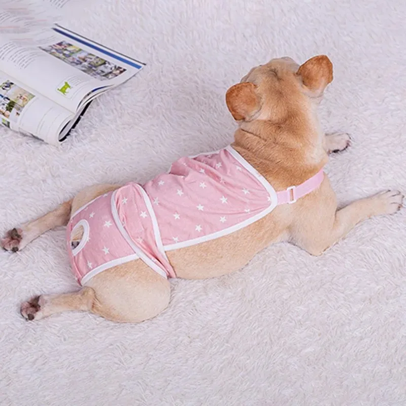 

Pet Diapers Dog Shorts Jumpsuit Adjustable Suspenders Physiological Pants Underwear Sanitary Panties For Small Medium Girl Dogs