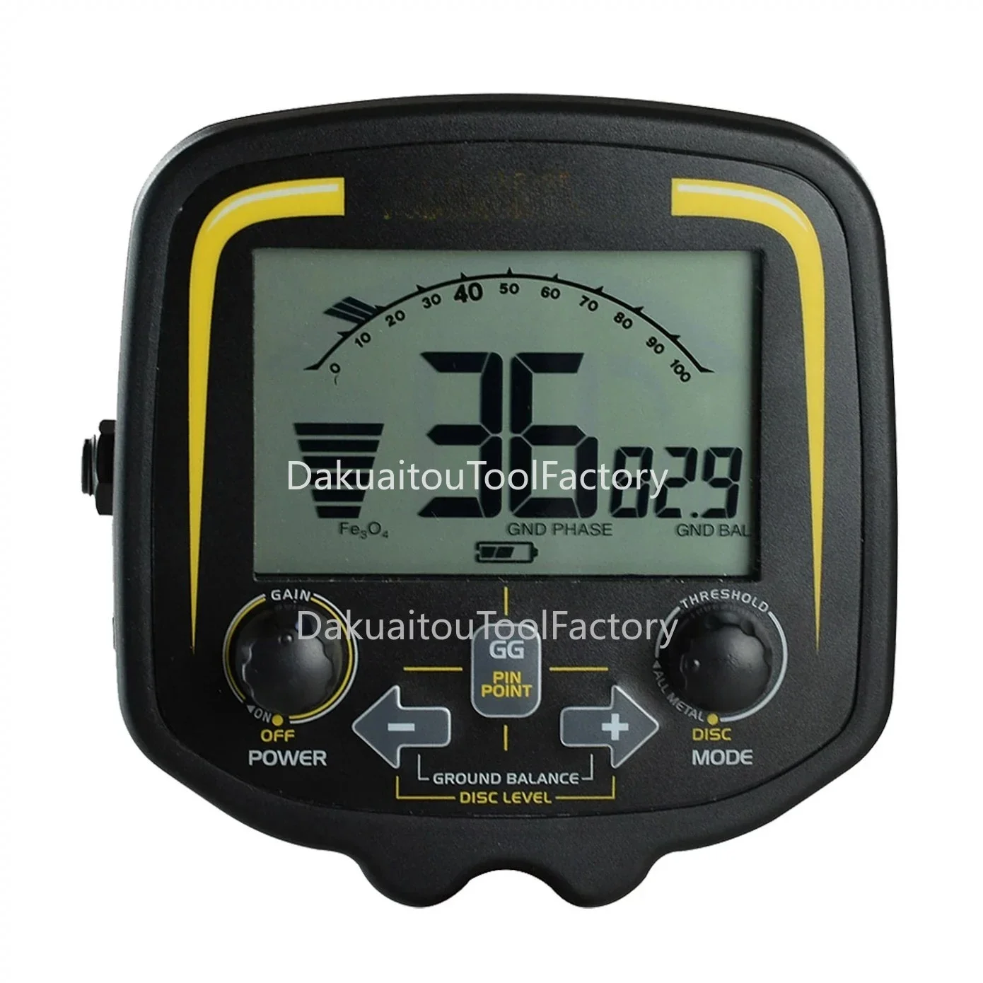 

LCD Control Unit for undergrdoun metal detector TX-850 gold digger,treasure hunter control panel