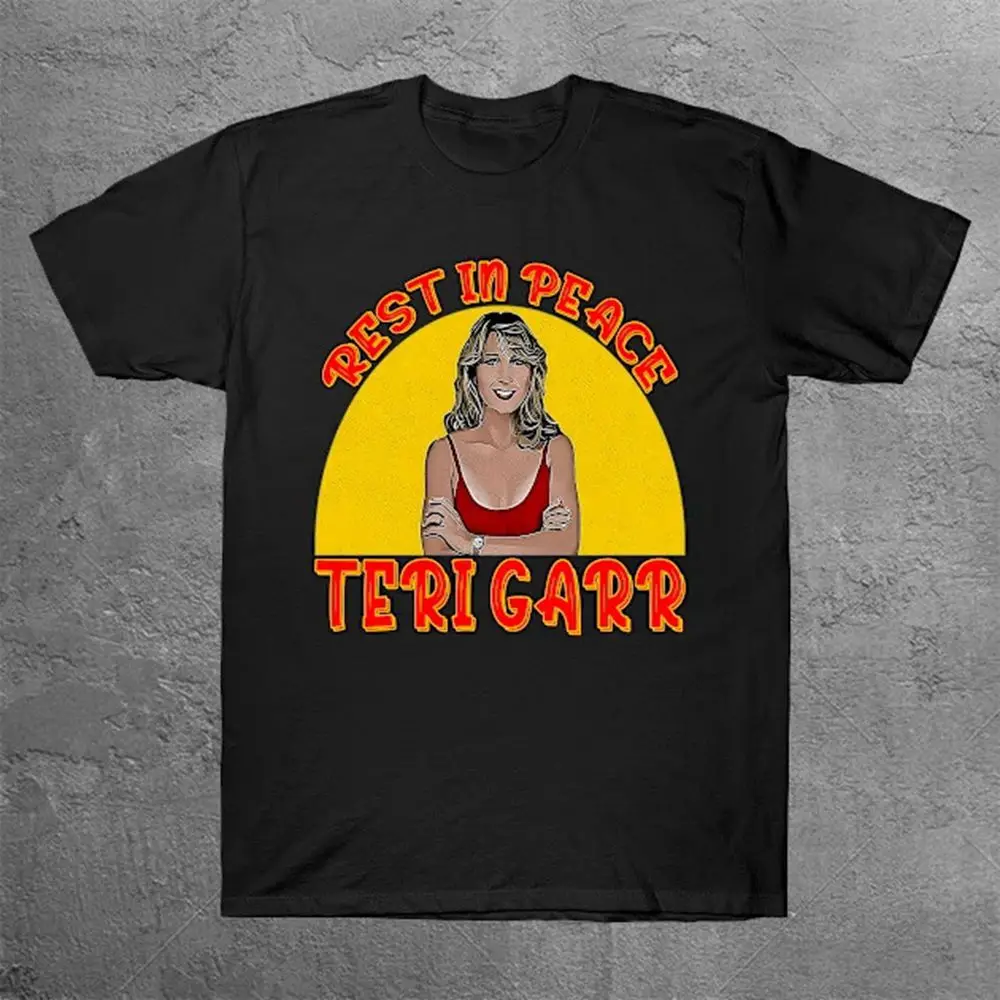 تي شيرت Rest In Peace Teri Garr Death Memory للرجال Harajuku تي شيرت كبير الحجم