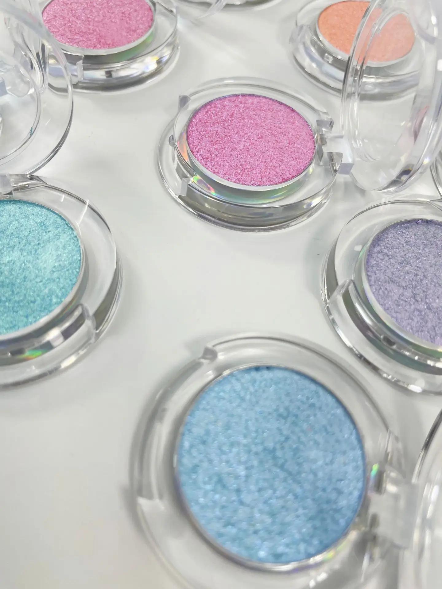 Shiny Lidschatten Highlighter Machen Up Holographische Gesicht Körper Helle Kosmetik Chameleon Duochrome Glitter Schimmer Lidschatten Make-Up