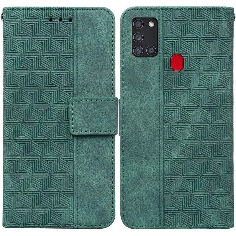 A21S Leather Case For Samsung Galaxy A21S Magnetic Flip Wallet Case Cover For Samsung A21S A21 S SM-A217 Card Slot Phone Cases