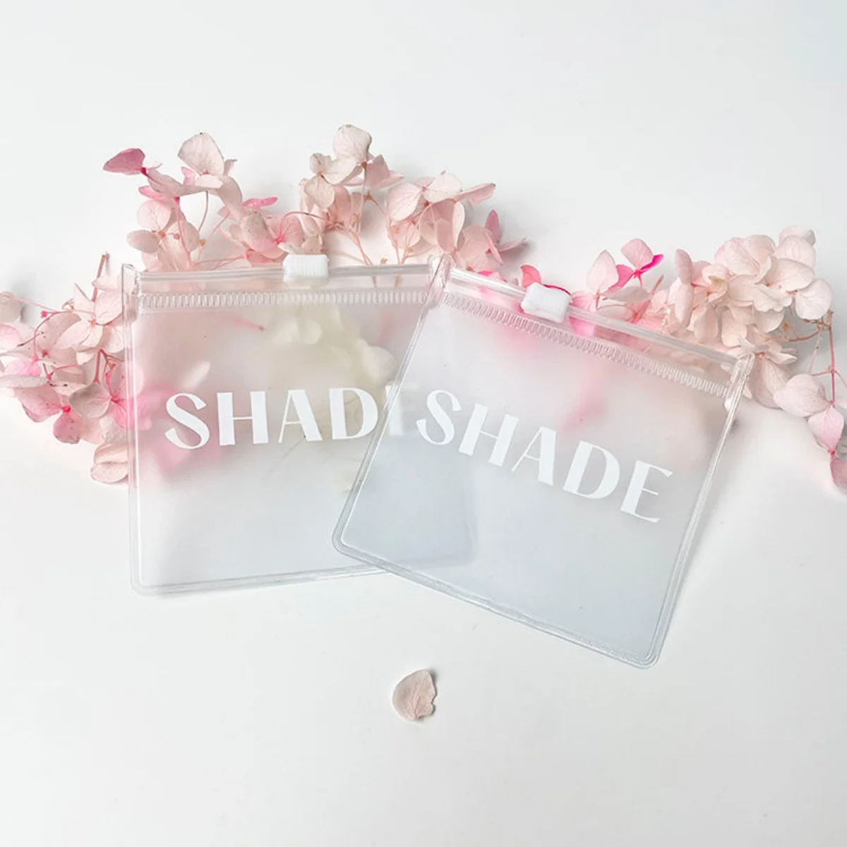 

100pcs Professional Manufacturer PVC Jewelry Zipper Pouch Zip Lock Plastic Bag Packaging Printing Products With Custom Logo