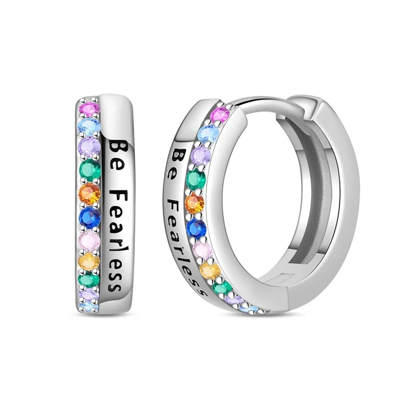 

Новые женские серьги из стерлингового серебра 925 пробы с радужным эффектом, блестящие свадебные/помолвочные серьги-звездочки, ювелирный подарок