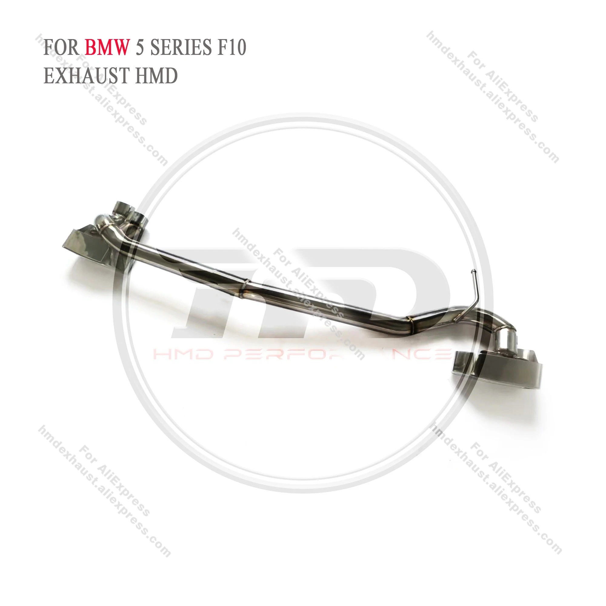 

HMD Exhaust System For BMW 535i 5 Series F10 Universal Upgrade Square Mouth Dual Outlet TIPS Carbon Fiber Tips