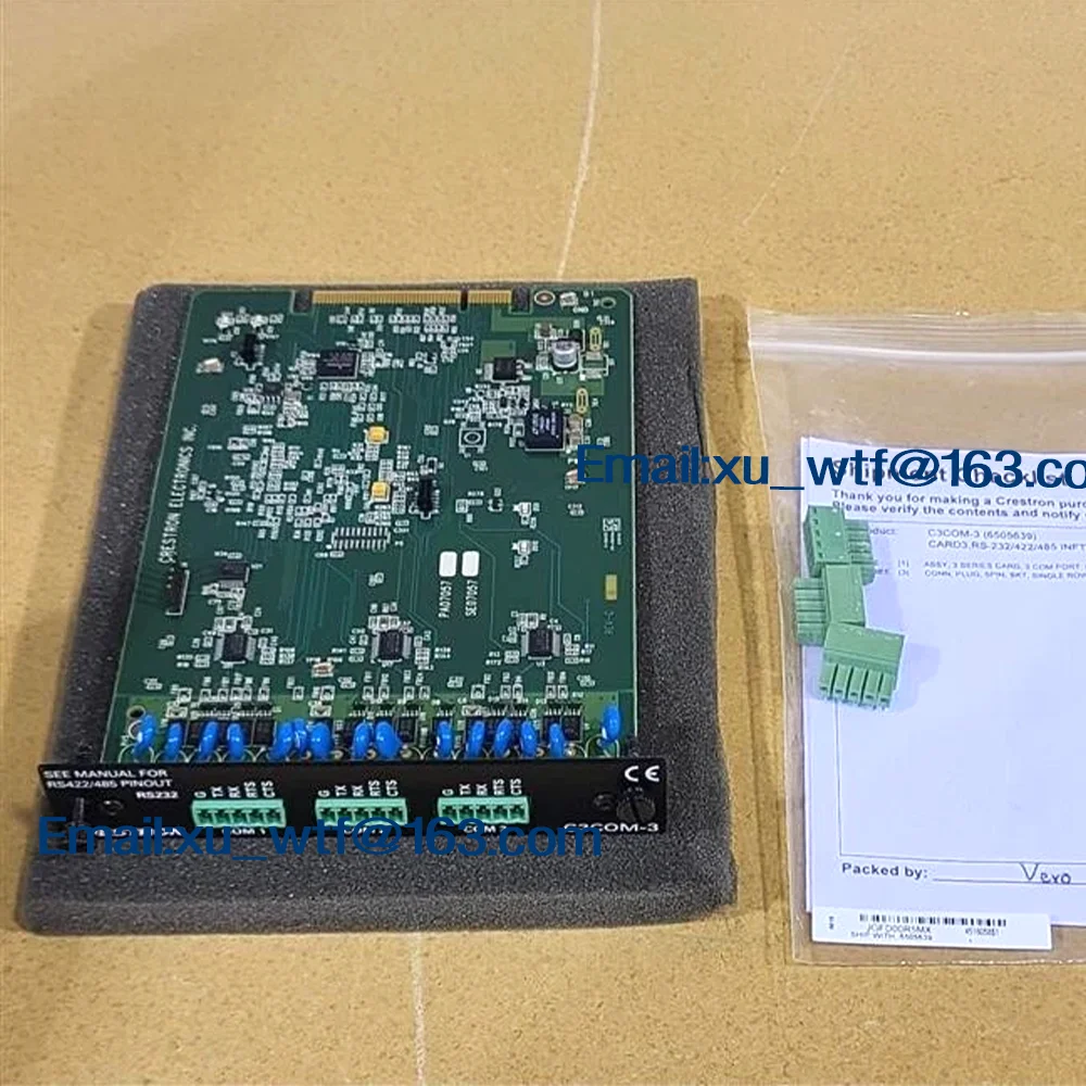 Brand New C3COM-3 Crestron 3 Series Control Card Quick Delivery