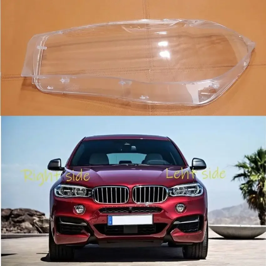 For BMW X5 X6 F15 F16 2014 2015 2016 2017 2018 Replacement Car Headlamp Lens Headlight Shell Cover Headlight Glass