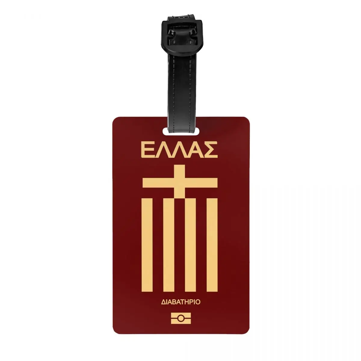 

Изготовленная на заказ греческая багажная бирка для паспорта, дорожная сумка, чемодан, конфиденциальная обложка, идентификационная этикетка