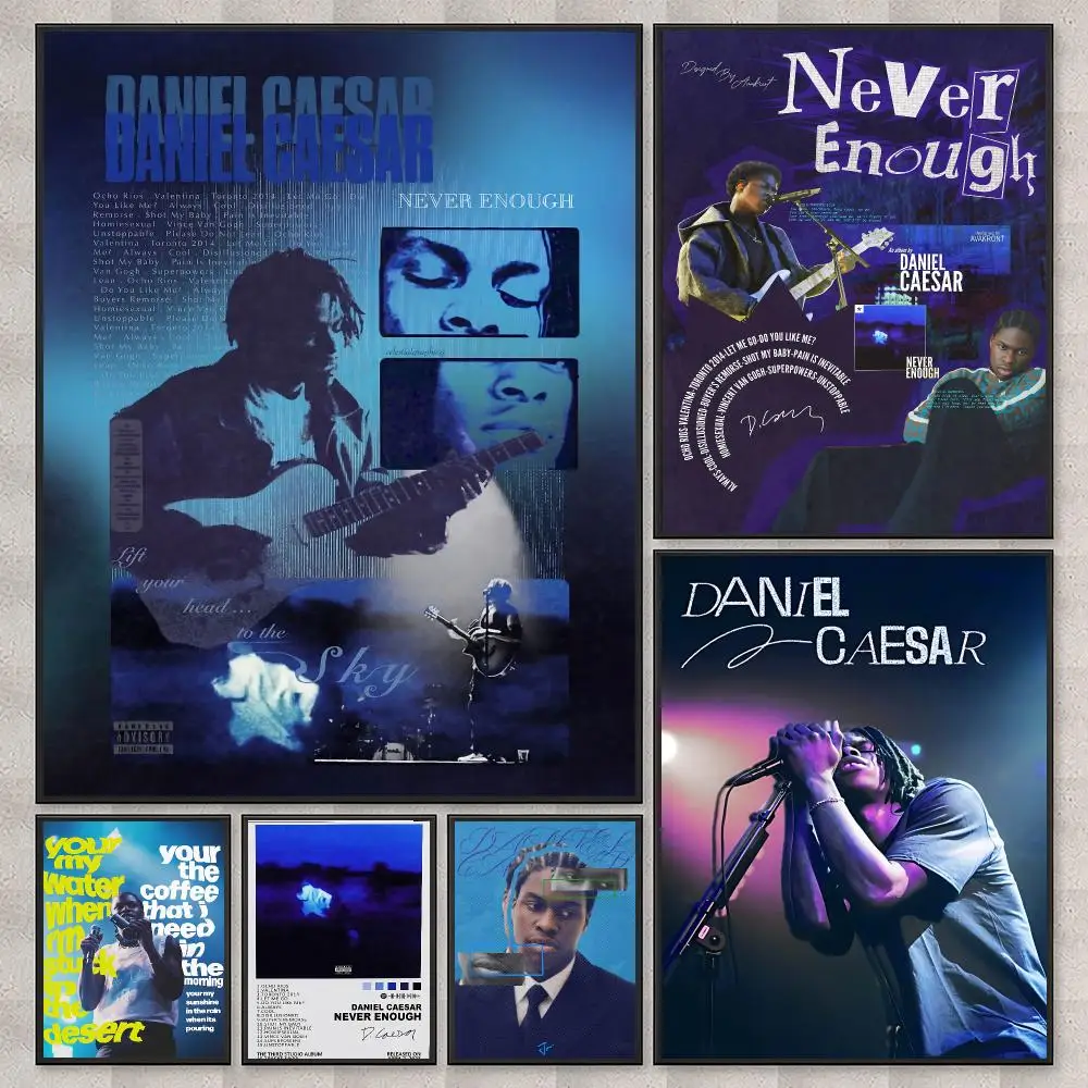 music Daniel Caesar New Arrival Popular Art Print Poster HD Wall Art Sofa Home Decor Gift For Fans