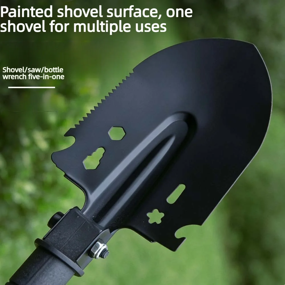 Multifunction Camping Shovel Military Entrenching Tool Survival Spade for Hiking Fishing Gardening Outdoor Use - view 5