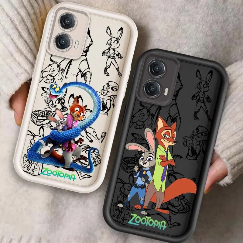 

Disney Zootopia Anime For Motorola G85 Edge 50 60 G54 G35 E14 G04 G34 G Stylus G54 G13 G32 G14 5G Eye Ladder
