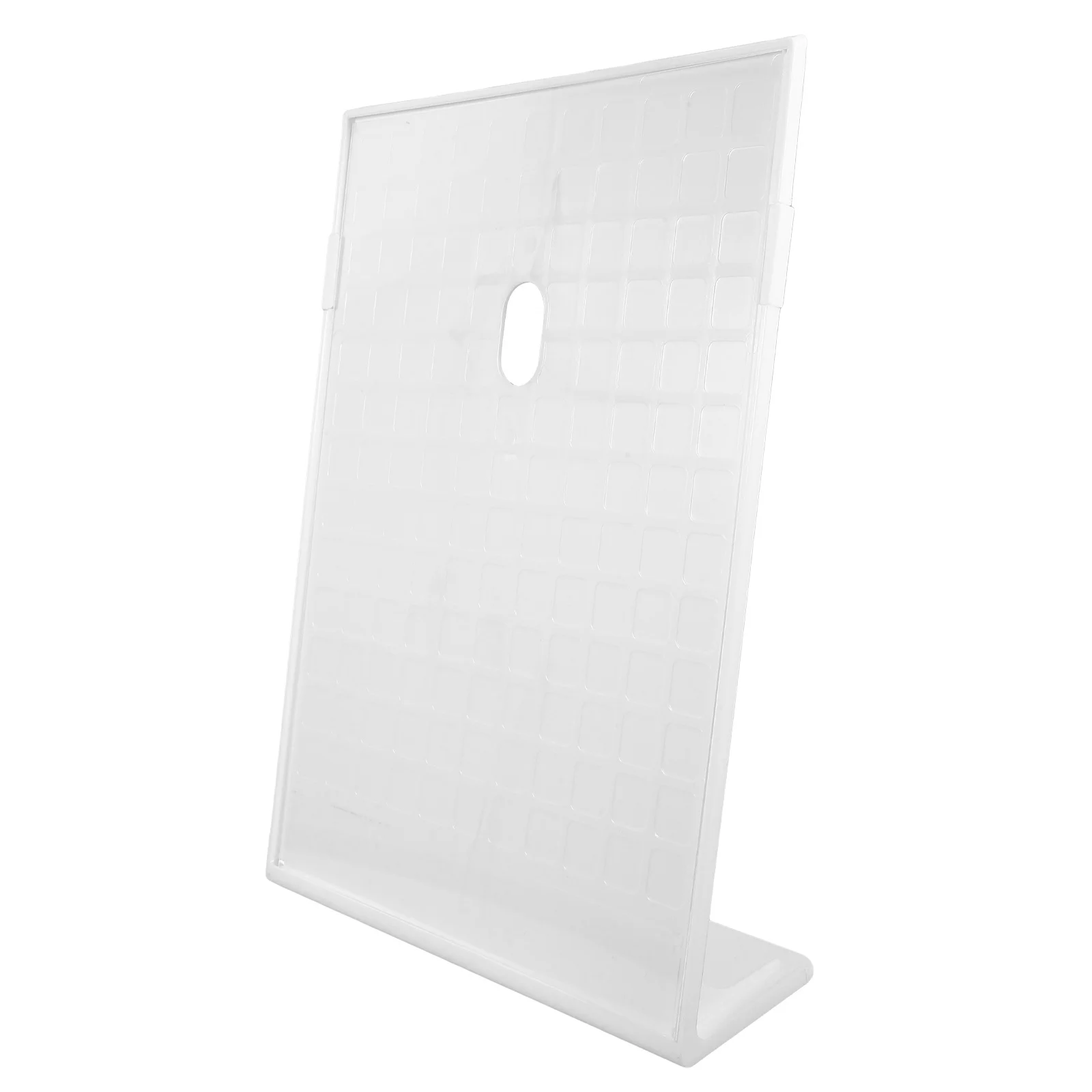 

L-Shaped Acrylic Display Stand Tabletop Sign Holder For Menu Brochure Flyer Office Restaurant Retail Business Card Stand Desktop