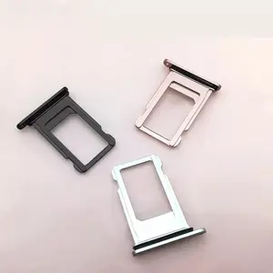 Bilashmart Sim Card Tray Slot Holder iPhone 8 8Plus Sim Card Tray Slot Holder Container Socket Repair Replacement Parts