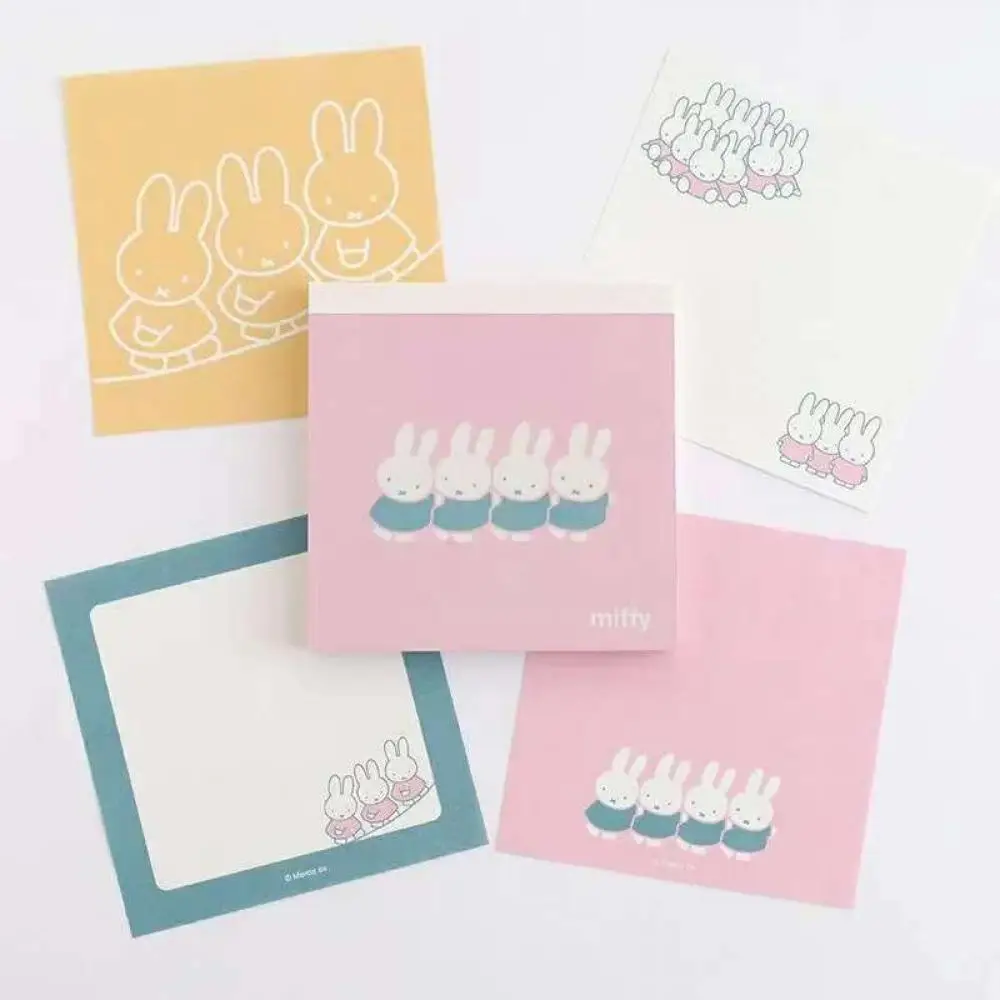 ミッフィーウサギ付箋かわいいアニメ学生かわいいデスクトップマルチスタイルシンプルな便利なステッカー日本の女の子メモギフト