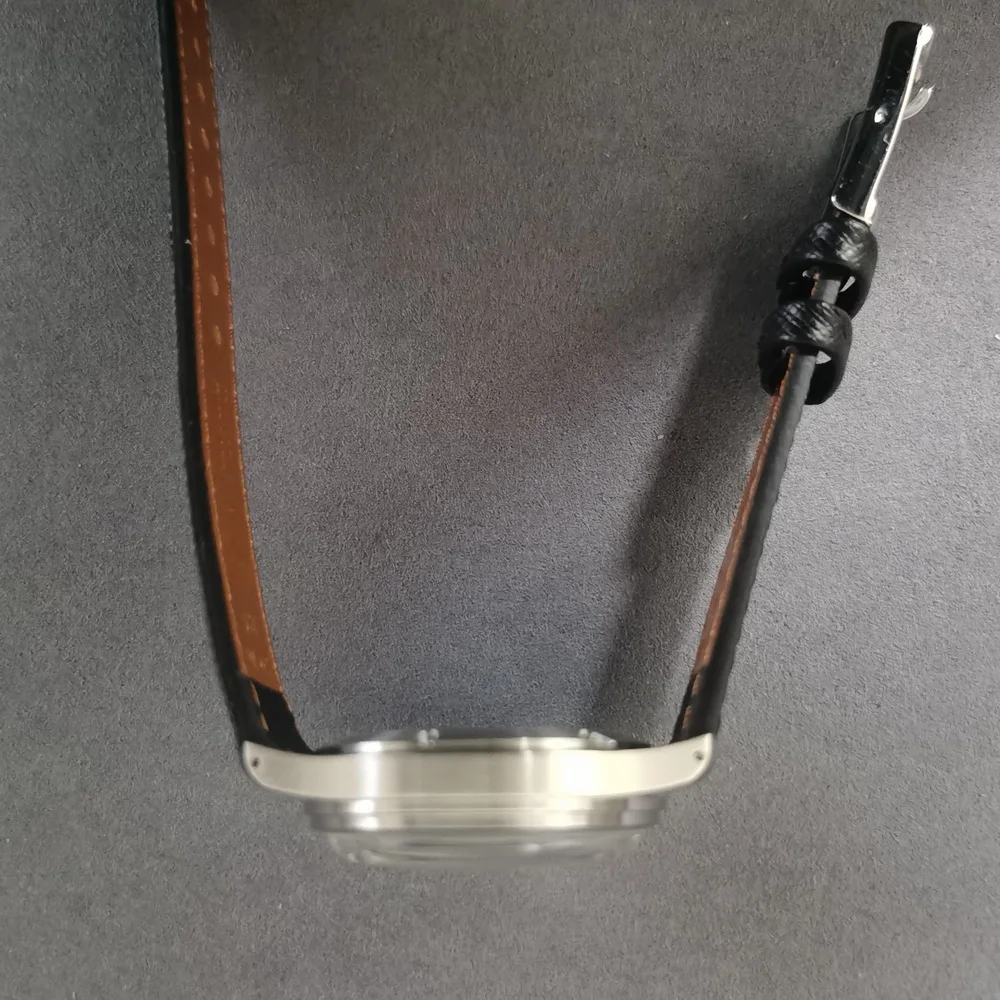 MERKUR Jam Tangan Pilot Pria Jam Tangan Mekanis Berliku Manual 38Mm Dial Silang Safir M01D Mov.