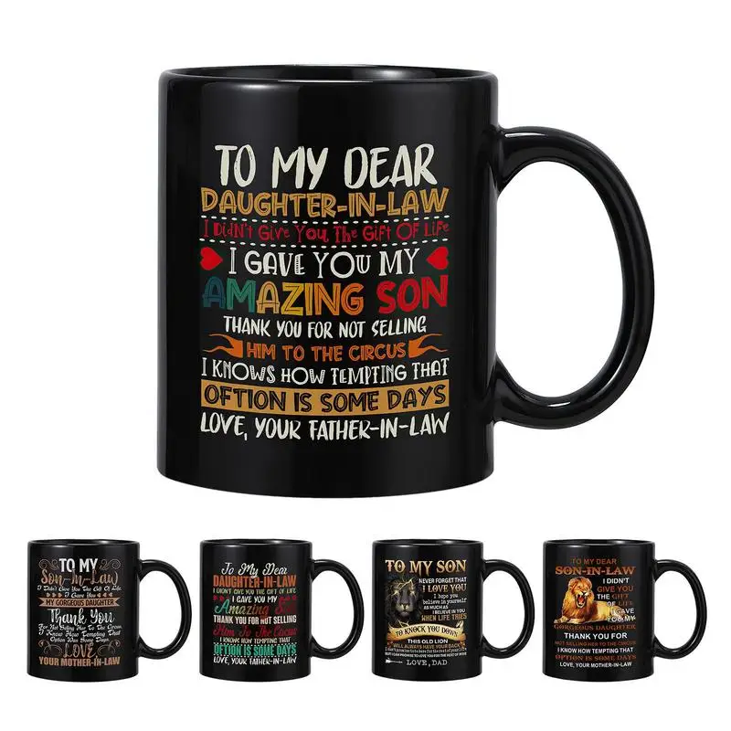 Son In Law Mug Smooth Dear Son In Law Mug Extensive Use Durable  Safe Warm Heart For Son In Law Boy Gift  Ideas for birthday