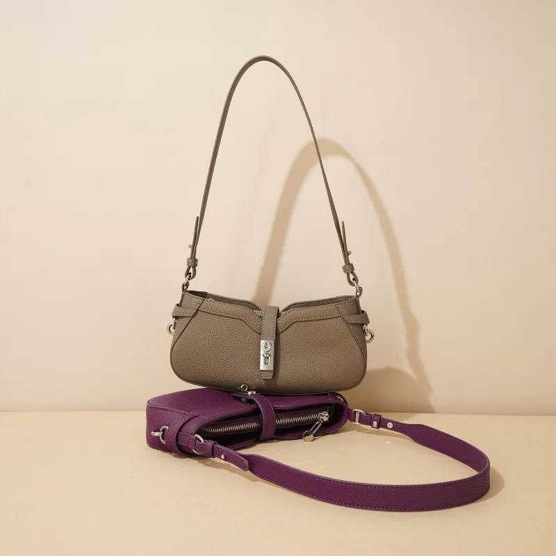 

Элегантная повседневная кожаная сумка-тоут премиум-класса в винтажном стиле, модная парижская сумка через плечо для женщин