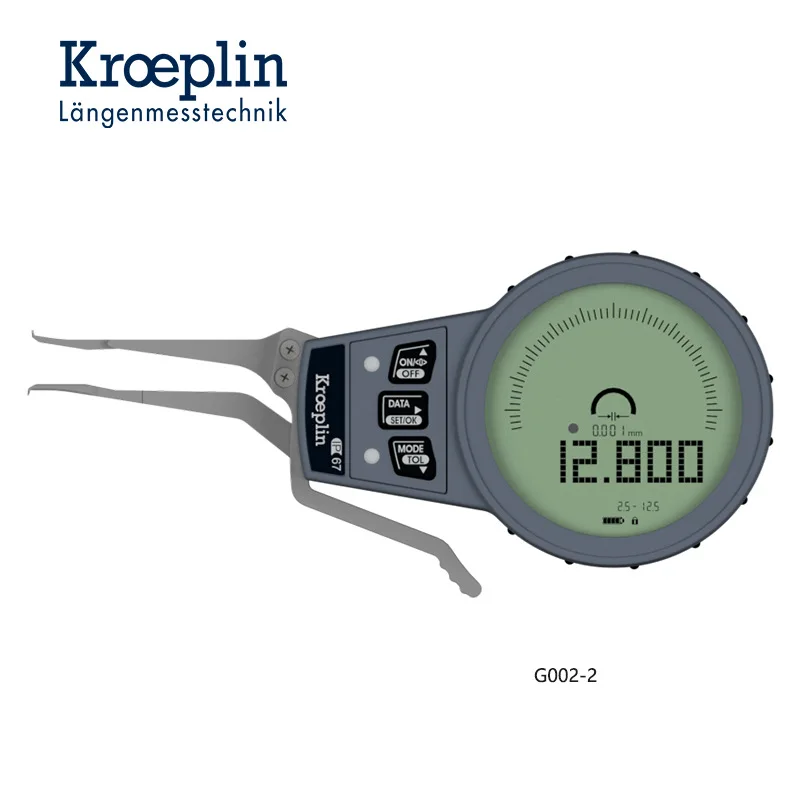 

KROEPLIN Digital Display Inner Diameter Measurement Gauge Groove Measuring Instrument G002