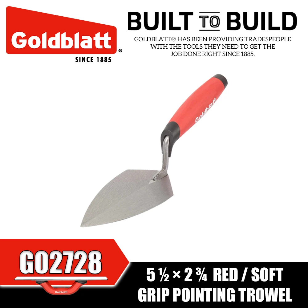 GOLDBLATT G09348 G09323 G02728 G06023 Pointing Trowel Putty Knife Construction Tools