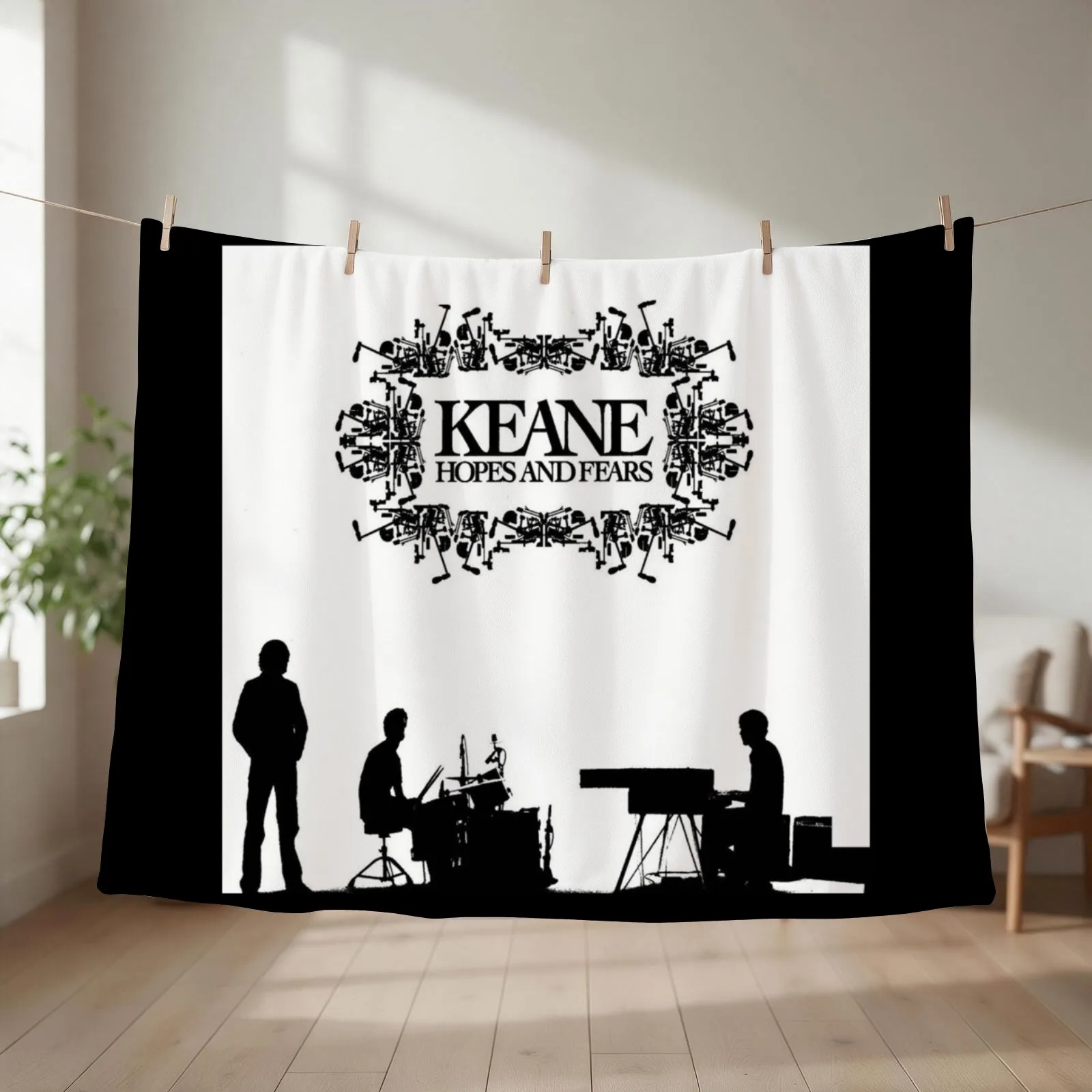 Hopes and fears Throw Blanket Fashion Sofas Blankets For Baby Single Moving Blankets